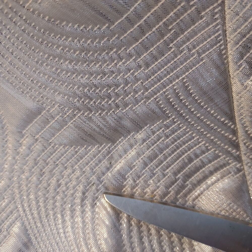 ASHRO Dress Jacket 2pc Set Sz 10 Silver Event Party Church Work Office Fall - Picture 9 of 16